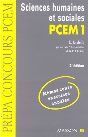 Sciences humaines et sociales, PCEM 1 : mémos cours, exercices, annales