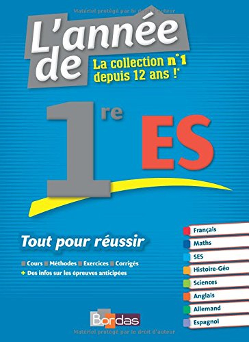 L'année de 1re ES : tout pour réussir