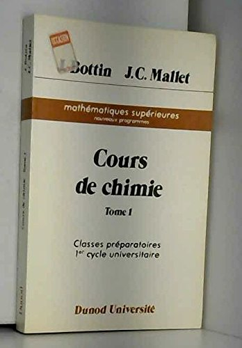Cours de chimie, tome 1