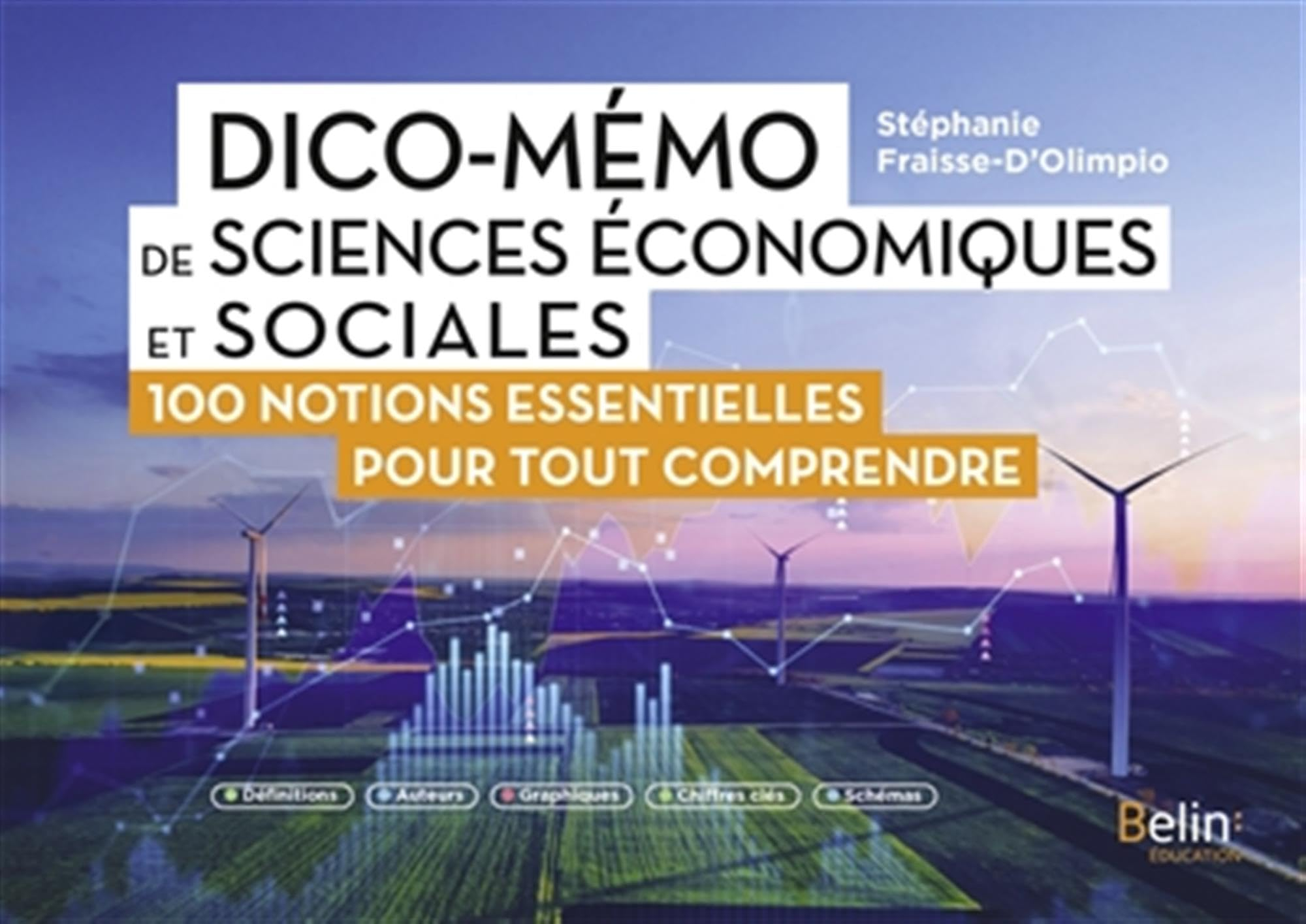 Dico-mémo de sciences économiques et sociales : 100 notions essentielles pour tout comprendre