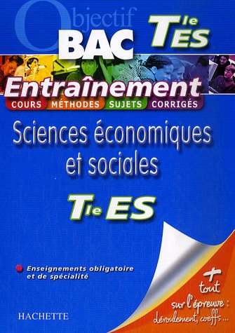Sciences économiques et sociales terminale ES, enseignements obligatoire et de spécialité