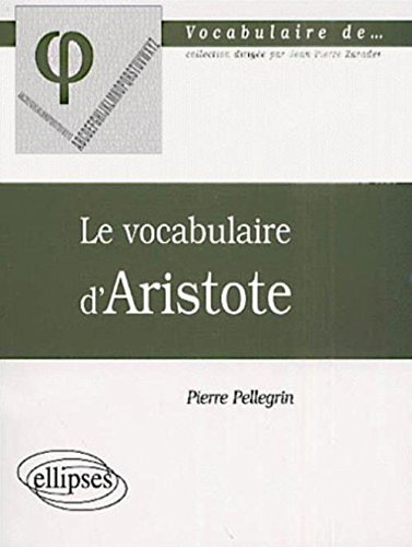 Le vocabulaire d'Aristote