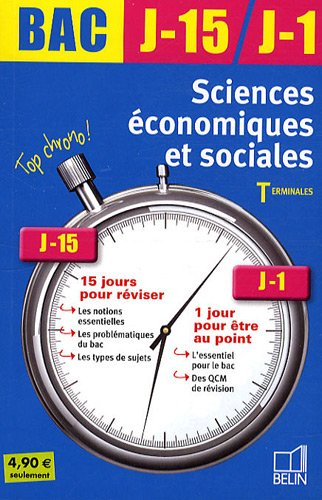 Sciences économiques et sociales terminales