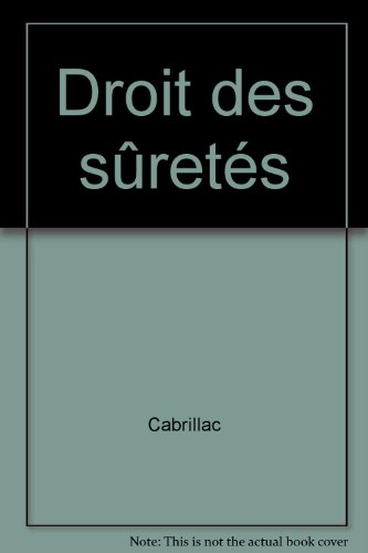 droit des sûretés (ancienne édition)