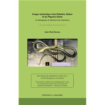Imago-sémiotique chez Rabelais, Balzac & les pigeons bisets : le thérapeute, le clinicien & le cherc
