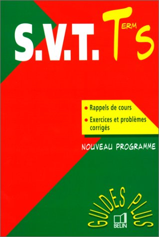 Sciences de la vie et de la terre, terminale S