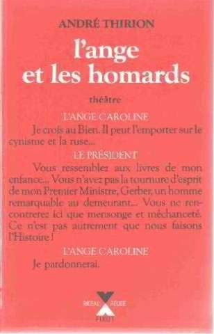 L'Ange et les homards : comédie dramatique en trois actes en prose
