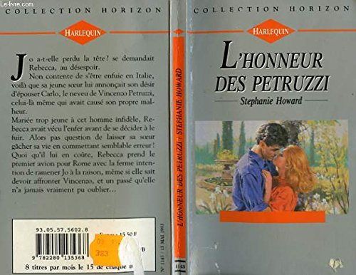 l'honneur des petruzzi - a roman marriage