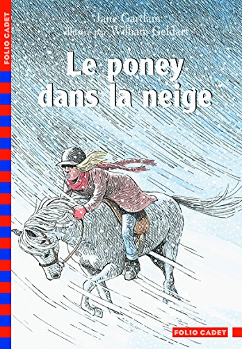 Le poney dans la neige