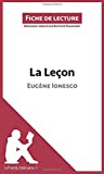 La Leçon de Eugène Ionesco (Fiche de lecture): Résumé Complet Et Analyse Détaillée De L'oeuvre