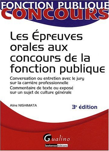 Les épreuves orales aux concours de la fonction publique : conversation ou entretien avec le jury su
