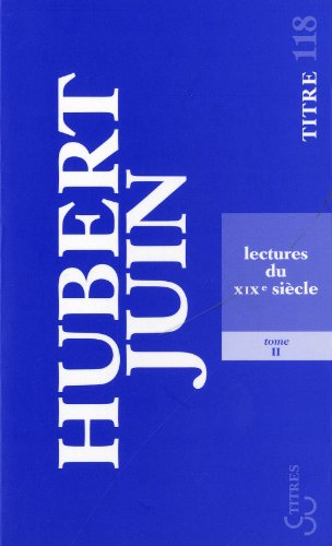 Lectures du XIXe siècle. Vol. 2