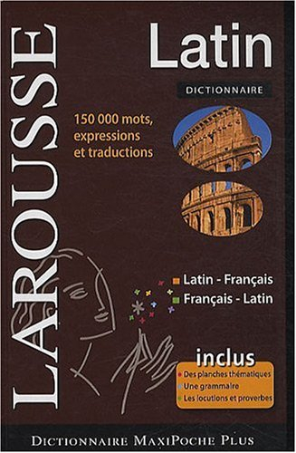 Dictionnaire latin-français, français-latin