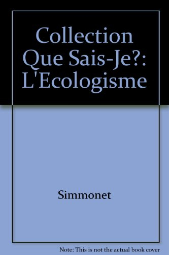 L'Ecologisme