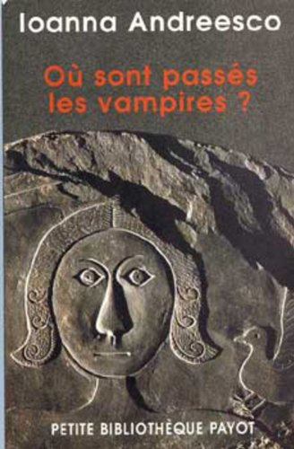 Où sont passés les vampires ?