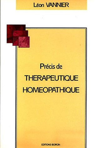Précis de thérapeutique homéopathique