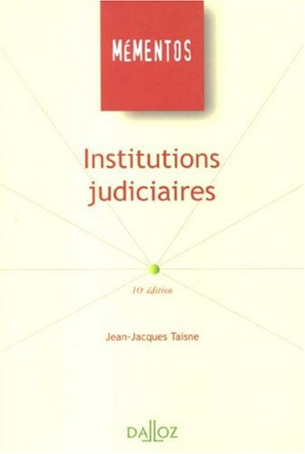 Institutions judiciaires