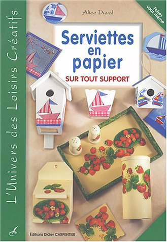 Serviettes en papier sur tout support
