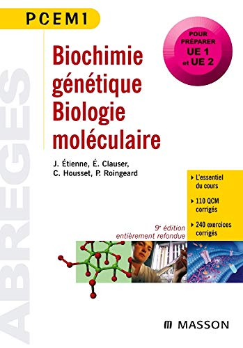 Biochimie génétique, biologie moléculaire