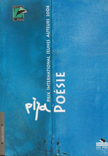 Jeunes auteurs 2004, la poésie