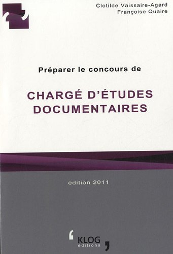 Préparer le concours de chargé d'études documentaires