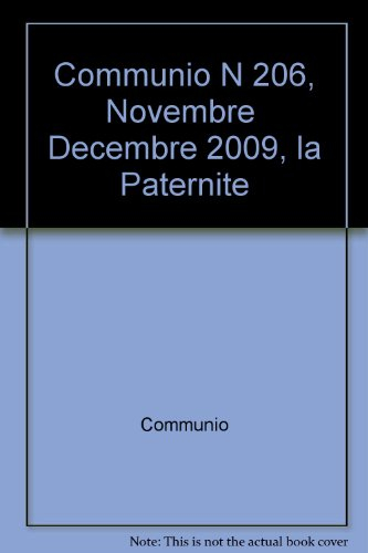 Communio, n° 206. La paternité