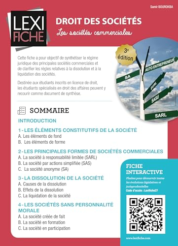 Droit des sociétés : les sociétés commerciales