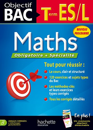 Maths obligatoire + spécialité terminale ES, L