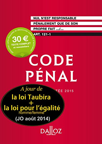 Code pénal 2015