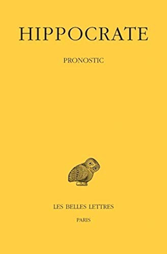 Oeuvres complètes. Vol. 3-1. Pronostic