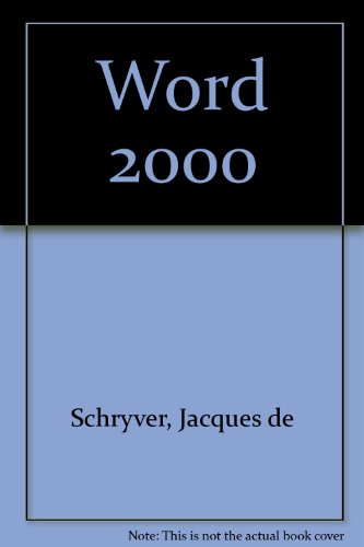 Microsoft Word 2000