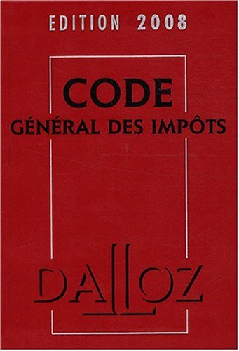 Code général des impôts 2008