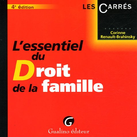 l'essentiel du droit de la famille