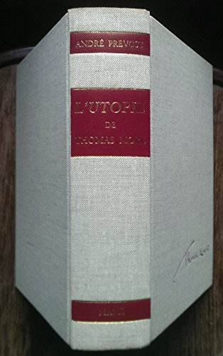 l'utopie de thomas more présentation texte original apparat critique exégèse traduction et notes pré