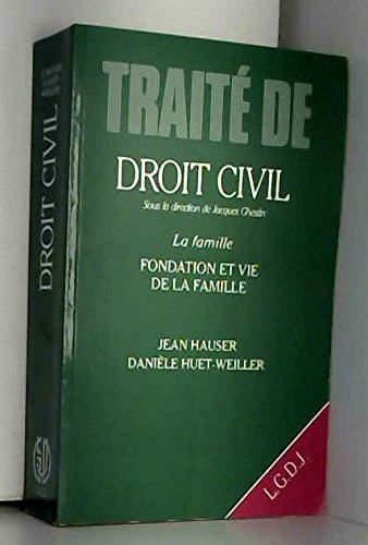 traite de droit civil/la famille/fondation et vie de la famille/mariage, concubinage, filiatio