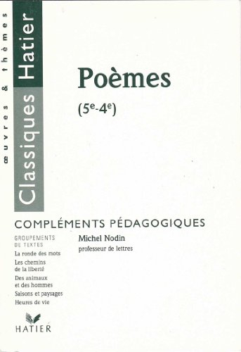 Poèmes (5e-4e) : compléments pédagogiques