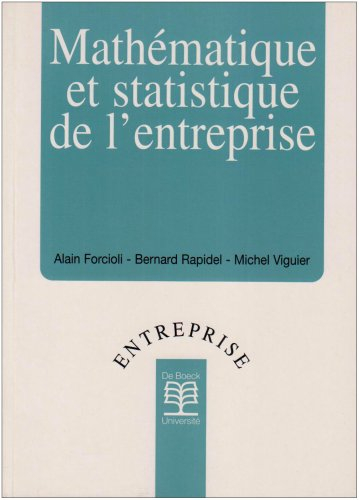 Mathématiques et statistiques de l'entreprise