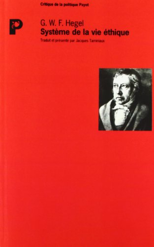 système de la vie éthique