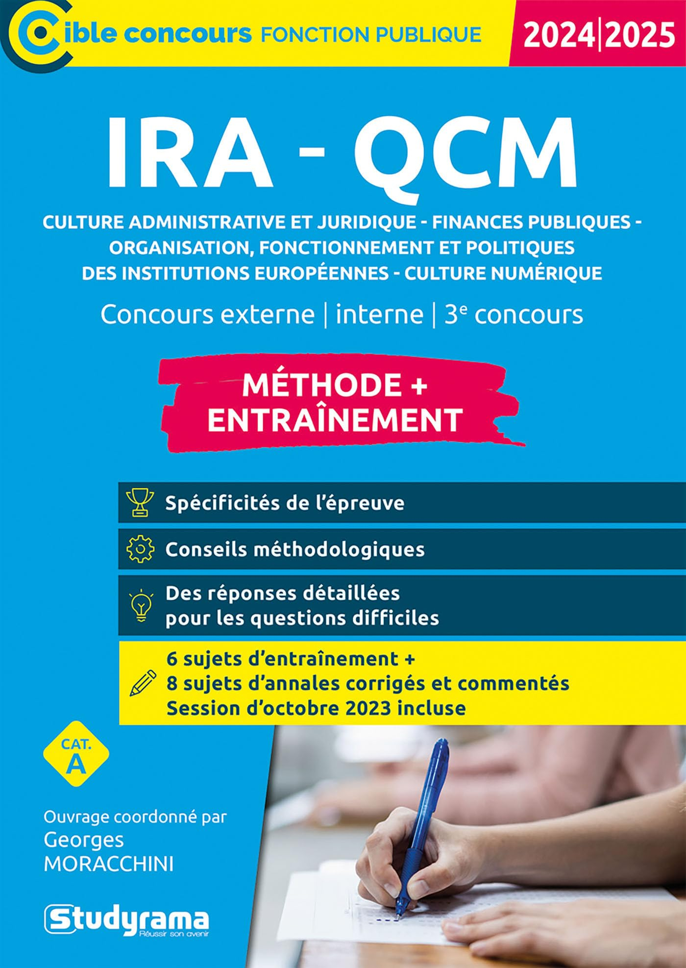 IRA-QCM, culture administrative et juridique, finances publiques, organisation, fonctionnement et po