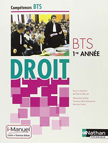 Droit BTS 1re année : i-manuel, livre + licence élève