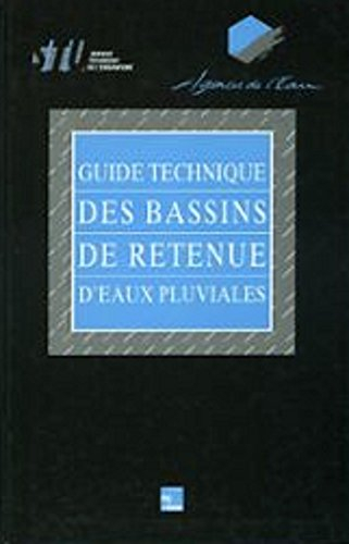 Guide technique des bassins de retenue d'eaux pluviales
