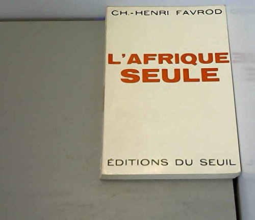 l'afrique seule