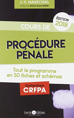 Cours de procédure pénale : tout le programme en 50 fiches et schémas