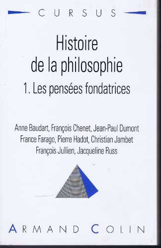histoire de la philosophie tome 1 : les pensées fondatrices
