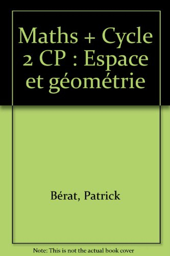 Maths + cycle 2 CP : nouveaux programmes