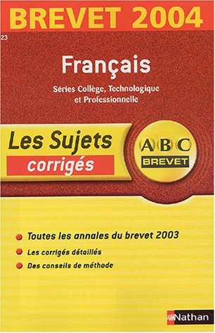 Français série collège, technologique et professionnelle : corrigés