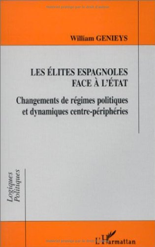 Les élites espagnoles face à l'état : changements de régimes politiques et dynamiques centre-périphé