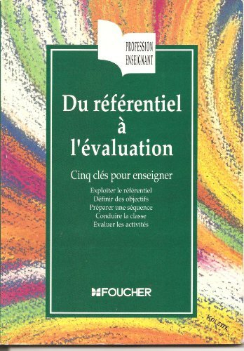 du référentiel à l'évaluation
