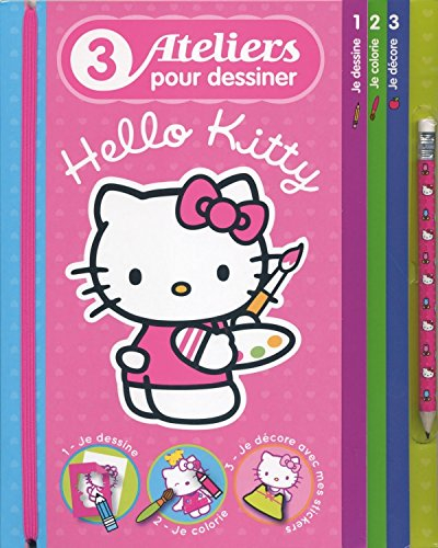 3 ateliers pour dessiner Hello Kitty