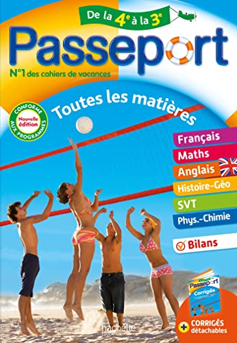 Passeport de la 4e à la 3e : toutes les matières : conforme aux programmes